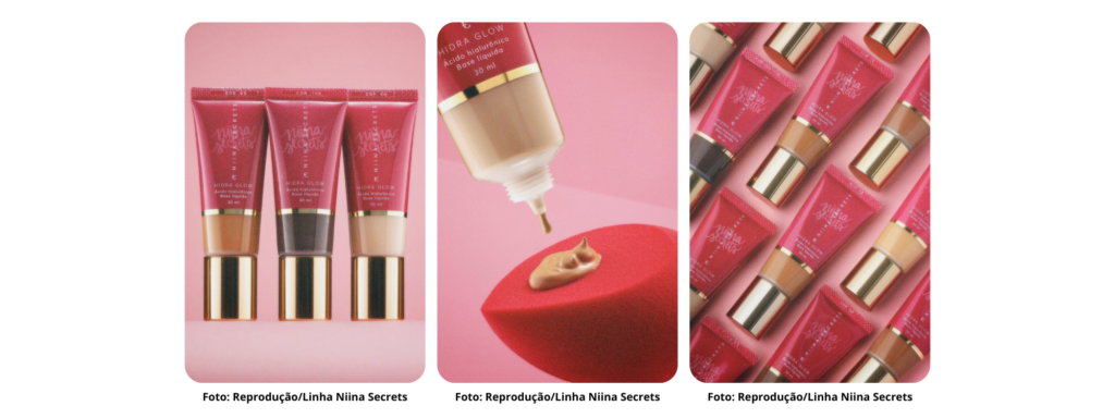 base hidra glow de niina secrets eudora - steal the glow - quatro melhores bases nacionais de blogueiras