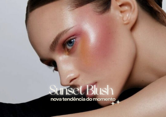 sunset blush nova tendência